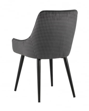 Стул Джоан велюр Серый гусиная лапка_5