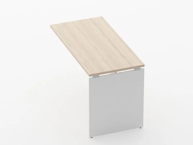 Брифинг-приставка для стола на ЛДСП опорах Deka 75.10.12 Туя/Белый_0