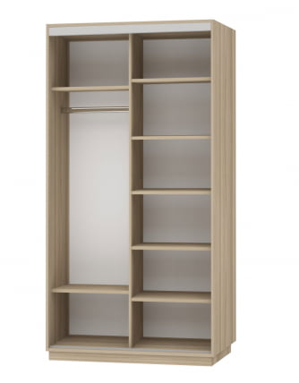 Шкаф-купе двухдверный Экспресс Дуо Экспенс 1200х2400h Дуб сонома_1