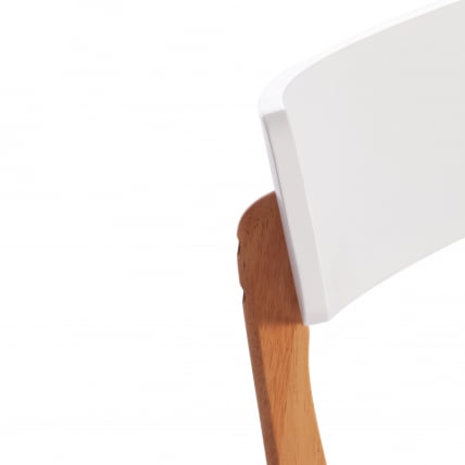 Стул Claire дерево гевея, МДФ, 48 x 49,5 x 81,5 x SH44см, White (Белый) / Natural (натуральный)_7