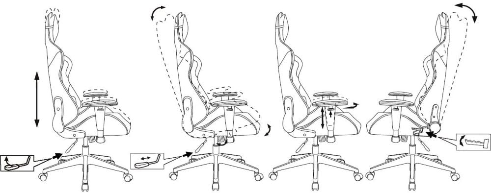 Кресло игровое Zombie NEO Серый 3C1_20