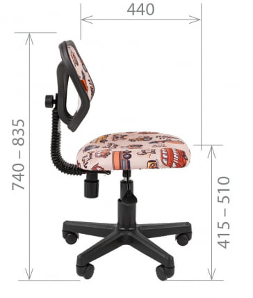 Детское кресло CHAIRMAN KIDS 106 Black Автобус_4