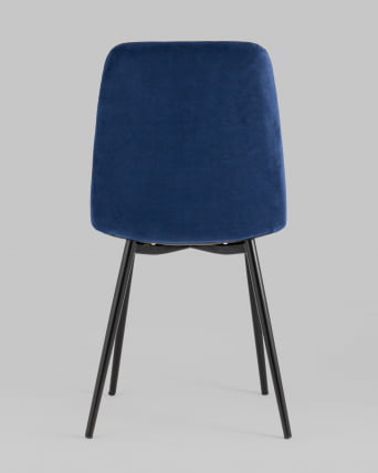 Стул Oliver велюр Темно-синий_4