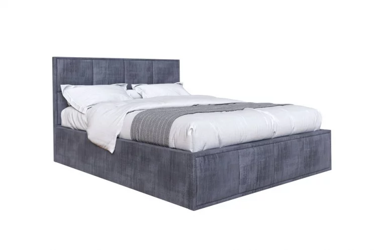 Кровать с подъемным механизмом Октавия 1600 ПМ Джаз серый_0