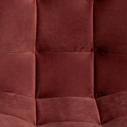 Стул CHILLY (mod. 7095-1) / 1 шт. в упаковке ткань/металл, 45x53х88 см, высота до сиденья 50 см, коралловый barkhat 15 /белый_7