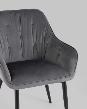 Стул Алекса велюр Серый_7