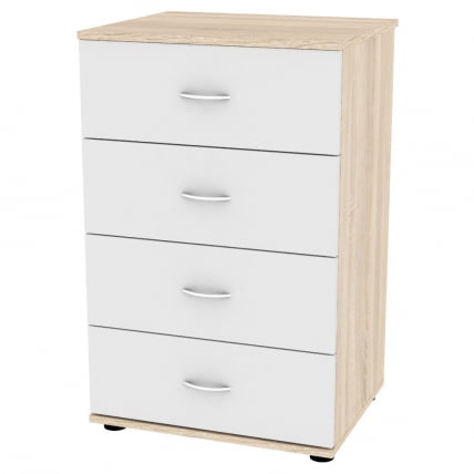 Комод Алиса(K2)856х540х459ручкаскоба96мм(ДСС-Белый)_0