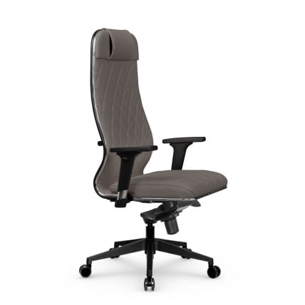 Кресло руководителя Мetta L 1m 40M/2D Infinity Easy Clean (MPES) Комплект 4 Серое_1