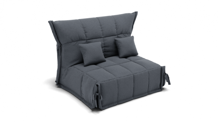 Диван Джаз 1400 (ЗР) Цвет фасада: Серый; Тип: Прямой; Материал фасада: Металл/Велюр_0