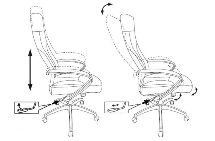 Кресло руководителя Бюрократ CH-608Fabric темно-серый Alfa 44_7