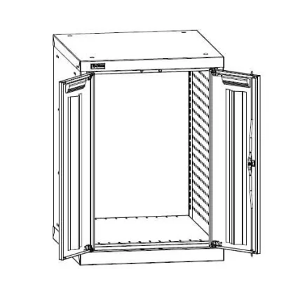 Тумба инструментальная (без полок) ВС-010_1