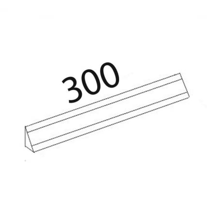 Плинтус с заглушками ПЛ 112.2.300 Королевский опал Премиум_1