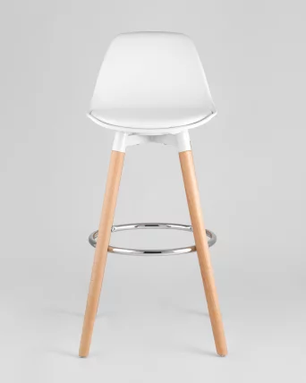 Полубарный стул Мартин экокожа Белый_2