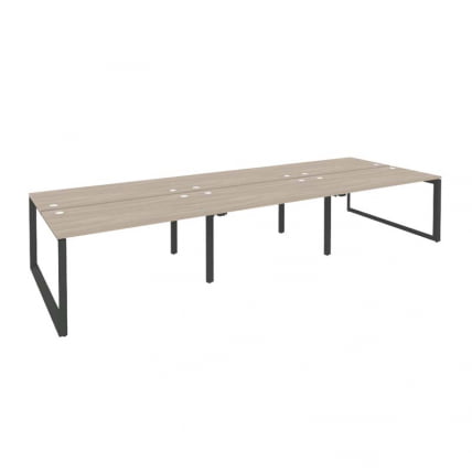 Рабочая станция на О-образном м/к ONIX O.MO-D.RS-6.3.7 Дуб Аттик/Антрацит_0