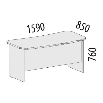 Стол руководителя Лидер-Престиж 83.18_1