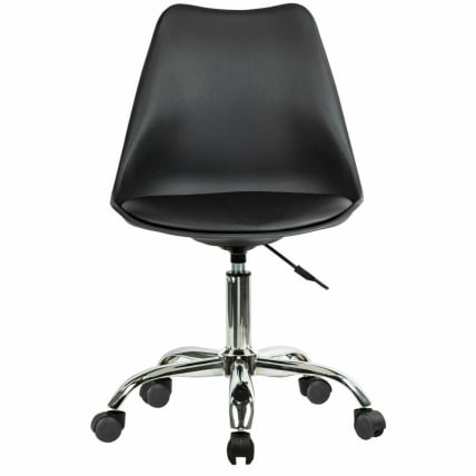 Офисное кресло BRABIX Eames MG-310 CH экокожа Черный_2