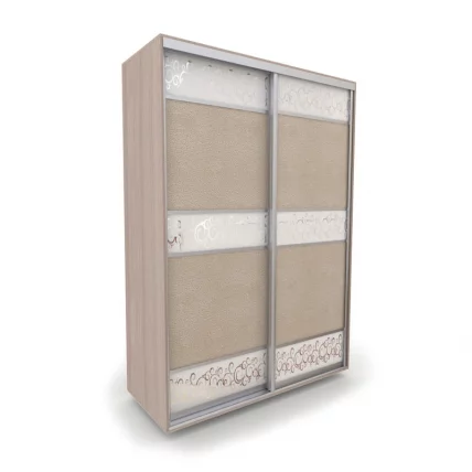 Шкаф-купе 2-х дверный Акцент-Лайн КС 1400х600  Ясень шимо светлый_0