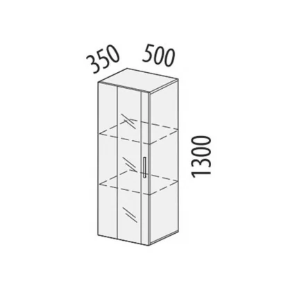 Шкаф-витрина Фреска 66.07 (лев/прав)_2
