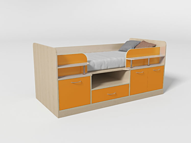 Уголок школьника №7 Дуб молочный/Манго_0