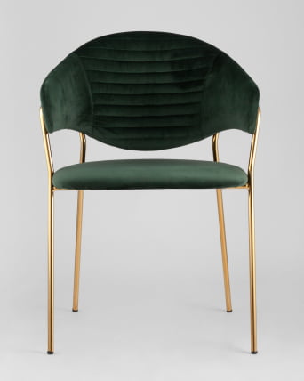 Стул мягкий Эвита Зеленый_2
