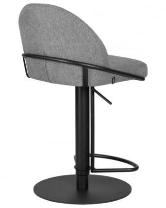 Стул барный ДОБРИН ОЛИВЕР (серая ткань (ФЛЙ1347-17)) 2 шт / DOBRIN OLIVER (FLY1347-17))_4