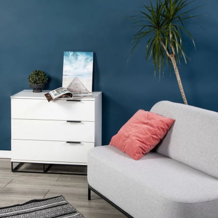 Комод 3 ящика CITY 40095580h Белый_8