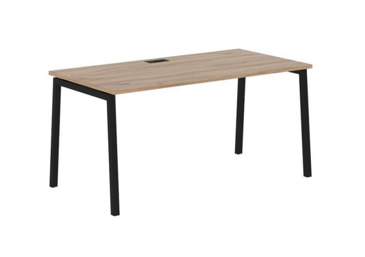 Стол письменный EDIS ELST 1580 Дуб Денвер светлый Черный_0