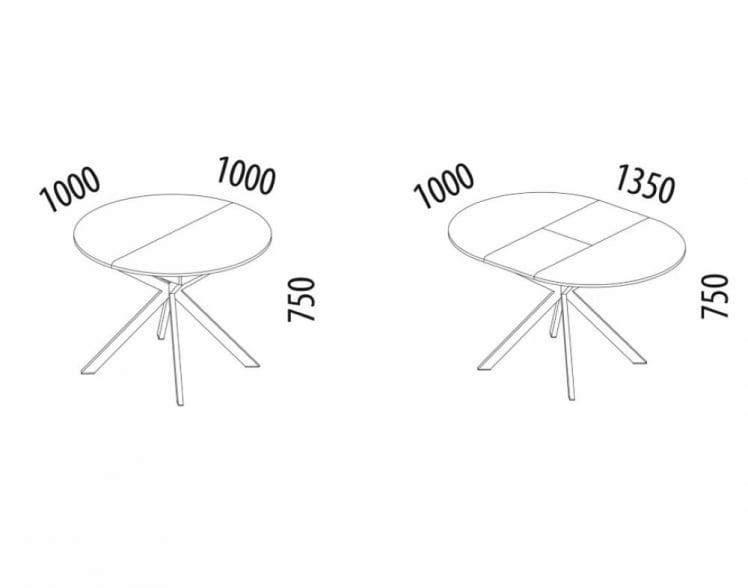 Обеденный стол Орфей 49.1 Мрамор темный_9