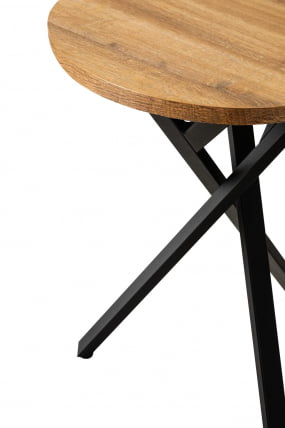 Стол журнальный Flora R Шерман коньяк_4