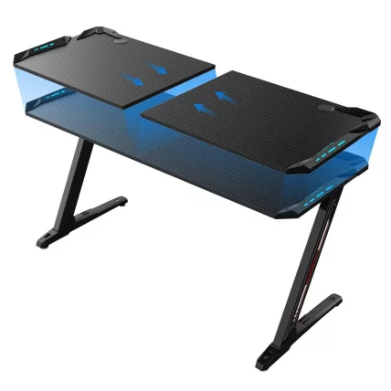 Геймерский стол Еурека З60 c РГБ подсветкой Черный / Eureka Z60 c RGB_3