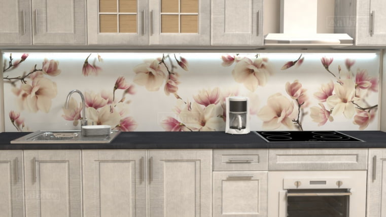 Глянцевый фартук (КОМПОЗИТ) KM 08_3