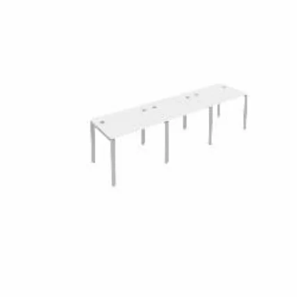 Рабочая станция на 3 раб.места Metal System Б.СМ-3.1 Белый/Серый_0