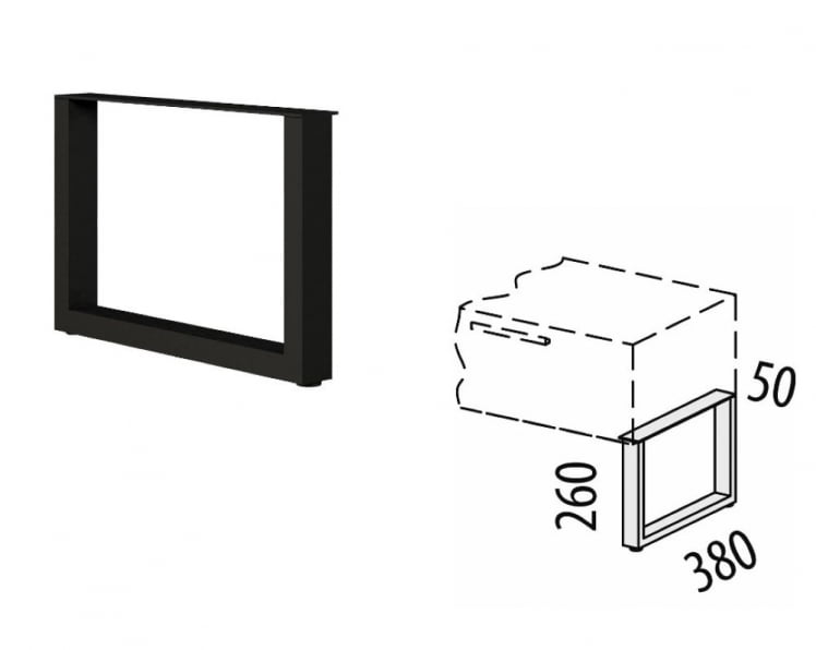 Опора для тумбы Джерси 602.70_3