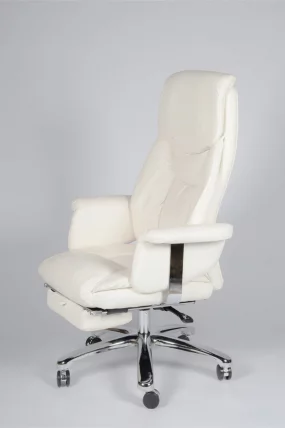 Кресло офисное Парламент H-2021-70-5 ivory leather Слоновая кость_2