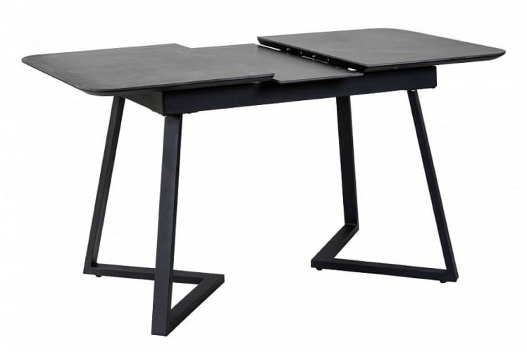 Стол Роналдо раздвиж. 120-160 Темный мрамор/Бабочка_6