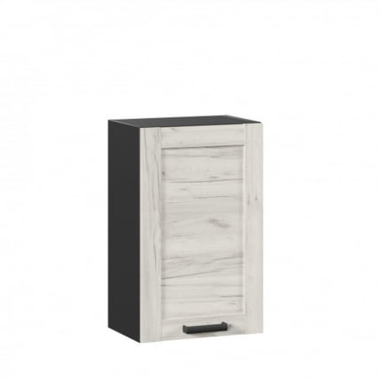 Шкаф кухонный 450 Винченца ЛД 234.330.000.076 Черный Дуб Крафт белый_0