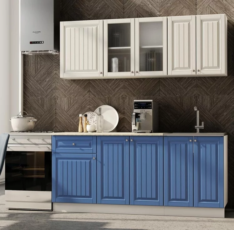 Кухня Хозяюшка 1,8 м Белый/Фисташка_0