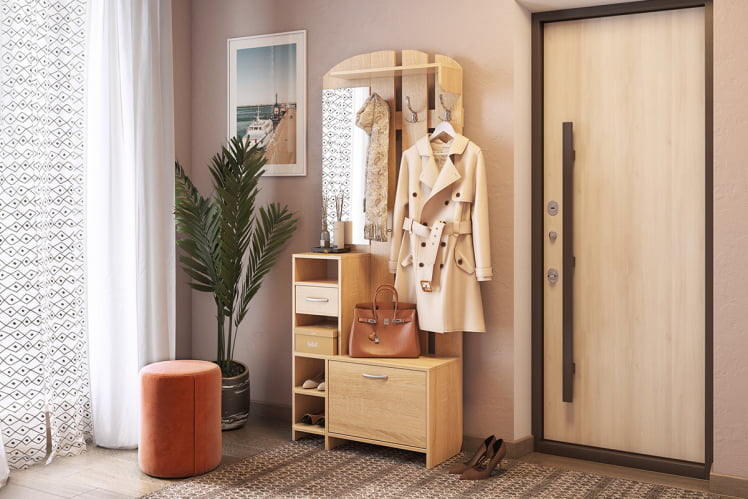 Пуф Рони 2 PM-001.2 персик (велюр)_3