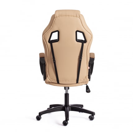 Кресло DRIVER (22) кож/зам/ткань, бежевый/бронза, 36-34/TW-21_3