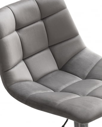 Стул барный DOBRIN TAILOR Серый велюр MJ9-75_6