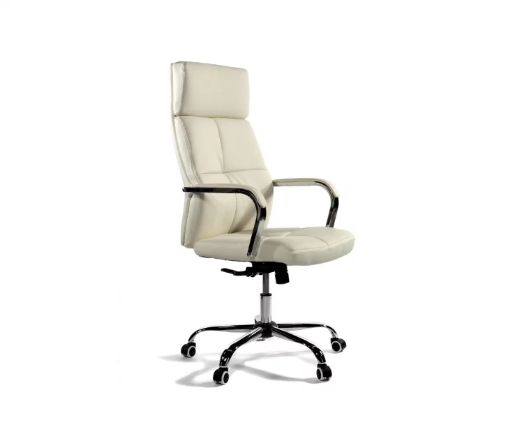 Кресло офисное Алекс H-3021 Слоновая кость_0