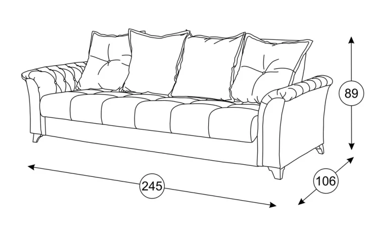 Диван-кровать Ирис ТД 962 Лекко Тиал (сине-зеленый)/Фибра Геометрия 18 бежевый_1