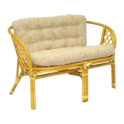 Диван Багама 2х местный, подушки светлые Bahama7 натуральный_0