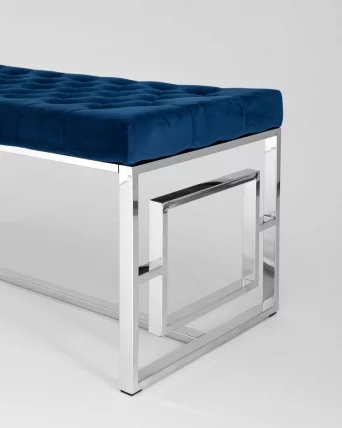 Банкетка БРУКЛИН велюр Синий_3