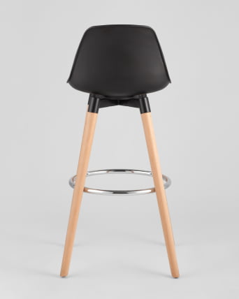 Полубарный стул Мартин экокожа Черный_5