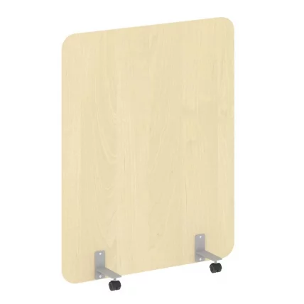 Перегородка на металлических опорах, на роликах R-line DP.R-120-150 Клен_0