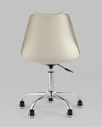 Стул офисный BLOK NEW пластиковый Бежевый_4