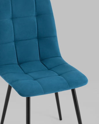 Стул Oliver велюр Пыльно-синий_7