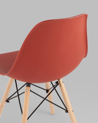 Стул Еамес Стйле ДСВ терракотовый 4 шт. комплект (разборный каркас) / Eames Style DSW_6