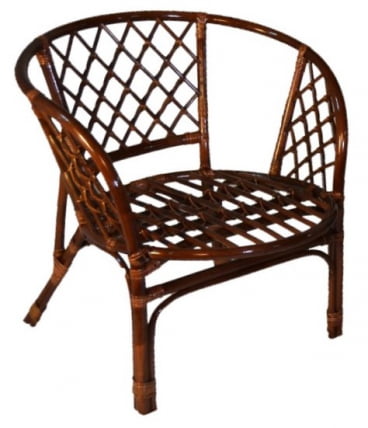 Кресло Багама, подушки светлые обычные Bahama4 молочный шоколад_1